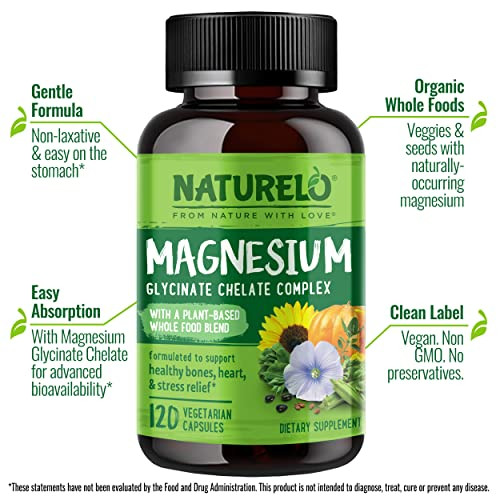 NATURELO Magnesium Glycinate Chelate Complex