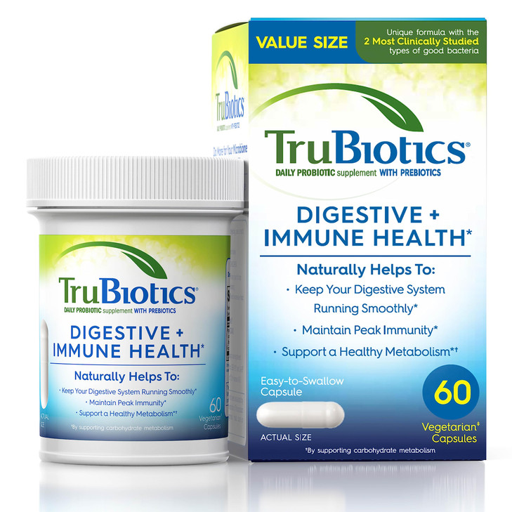 TruBiotics Probiotics for Digestive & Immune Health, Supports Regularity & Helps