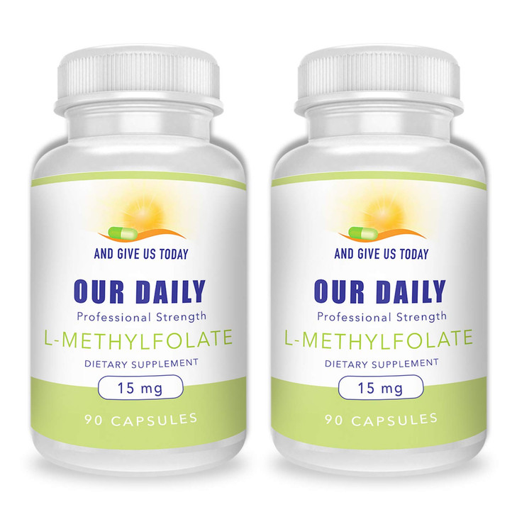 AND GIVE US TODAY OUR DAILY L-Methylfolate 15mg (2 Bottles)