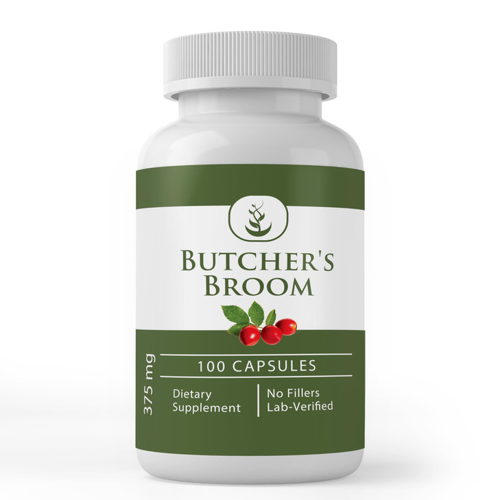 Pure Original Ingredients Butcher's Broom, (100 Capsules) Always Pure, No