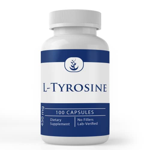 Pure Original Ingredients L-Tyrosine (100 Capsules) Always Pure, No Additives Or