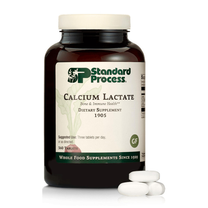 Standard Process Calcium Lactate Bone & Immune Health Dietary Support