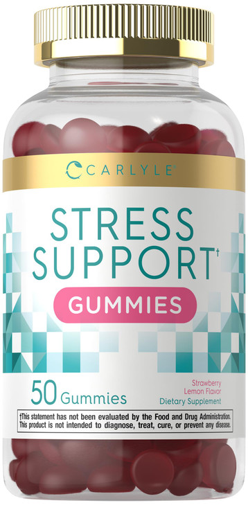 Carlyle Stress Support Supplement Gummies - 50 Count