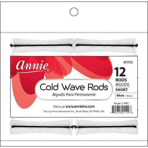 Annie Cold Wave Rods 7/16" Short #1110 White