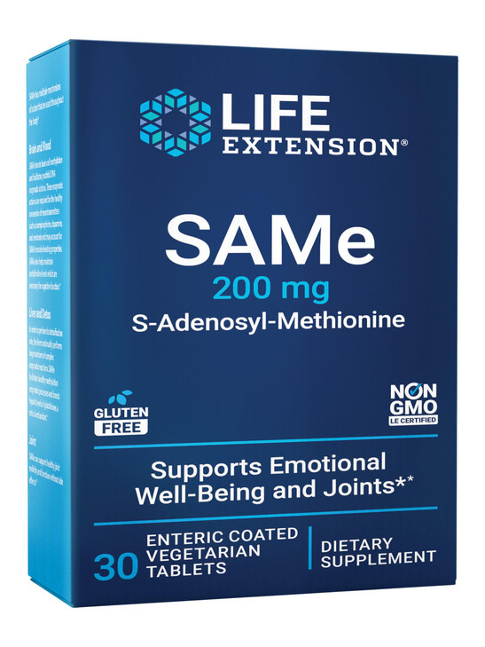 Life Extension Same, Mood, Joint & Liver Support, Gluten-Free, Non-GMO