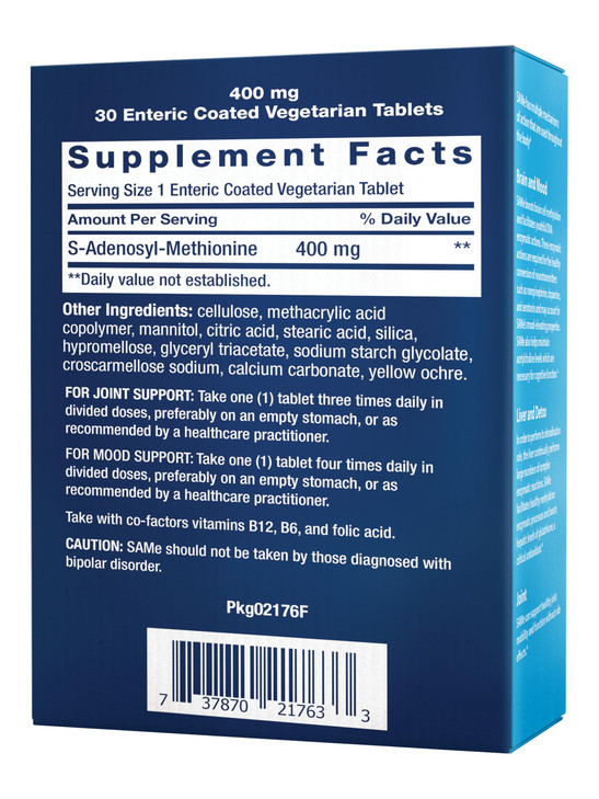Life Extension Same, Mood, Joint & Liver Support, Gluten-Free, Non-GMO