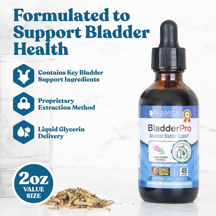 Rejuvica Health BladderPro for Men and Women - Bladder Support Supplement