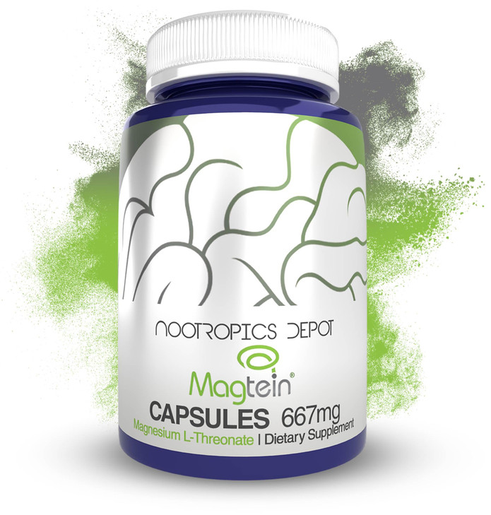 Nootropics Depot Magtein Magnesium L-Threonate Capsules - 90 Count