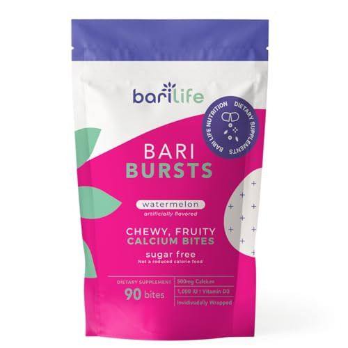 Calcium Citrate Bariatric Calcium Chews with 1000 IU Vitamin D3