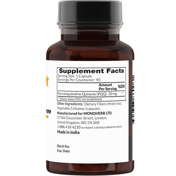 MONOHERB PQQ 20 milligrams