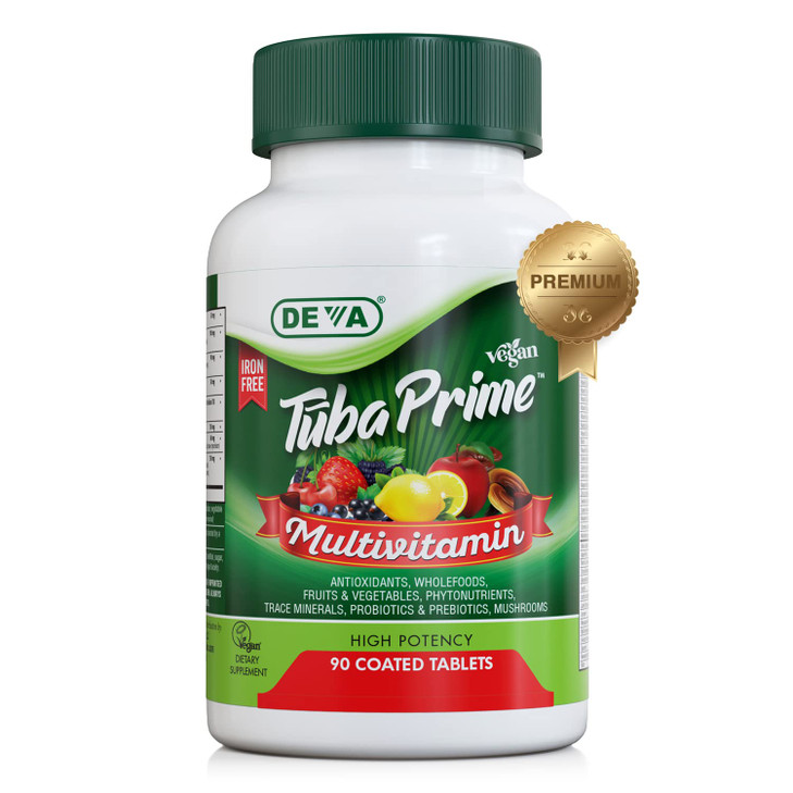 DEVA Tuba Prime Vegan Multivitamin Iron-Free