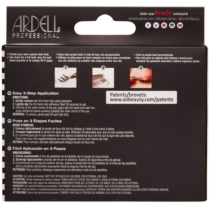 Double Up Trio Individuals Medium Black