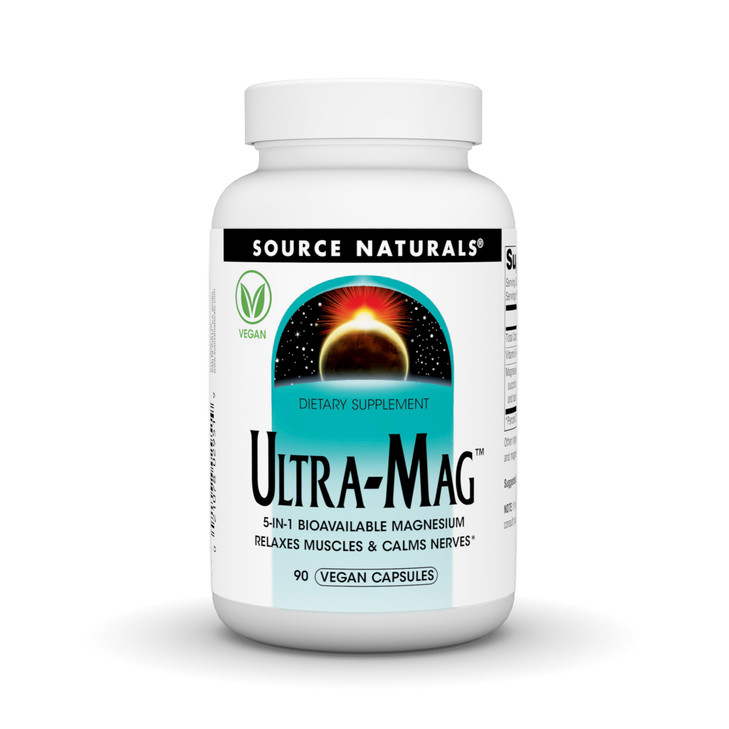 Source Naturals Ultra-Mag, Vegan Dietary Supplement, 5-in1 Bioavailable