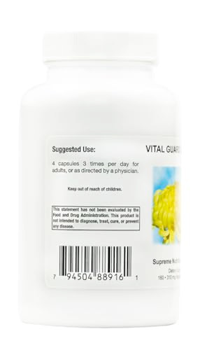 Supreme Nutrition Vital Guard Supreme, 160 Pure Chrysanthemum Vegetarian