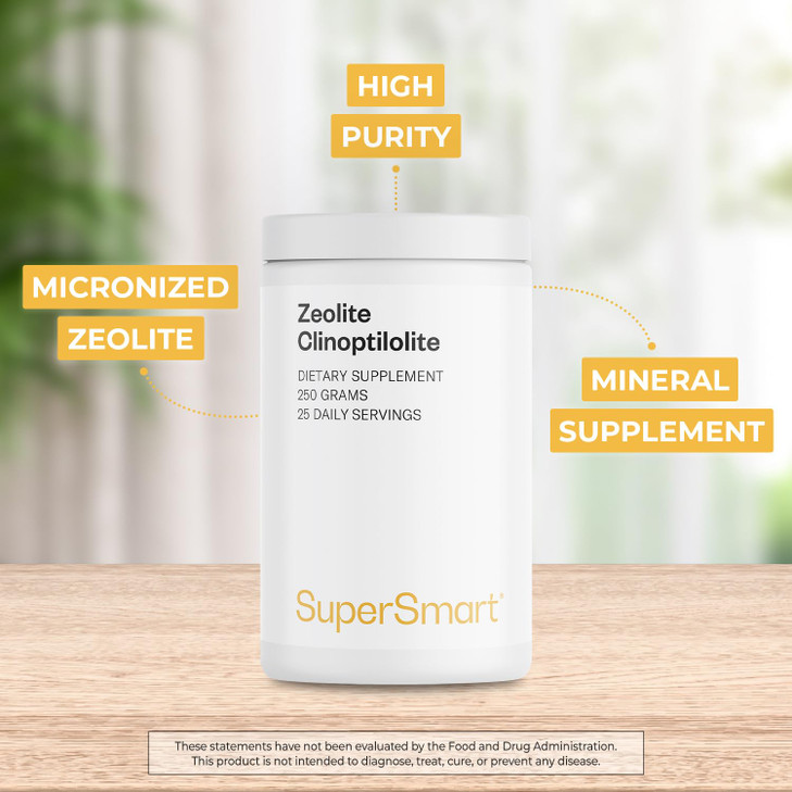Supersmart - Zeolite Clinoptilolite Powder (High Purity)