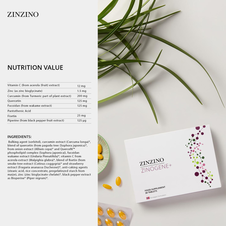 Zinzino ZinoGene+ - Deep Cleanse Supplement with Fucoidans,