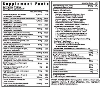 Multi Vitamin Mineral Complex BTT 2.0 - 120 Tablets