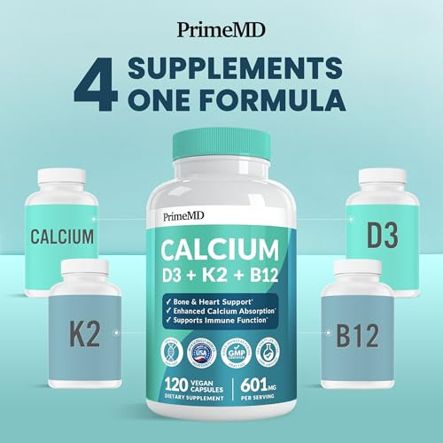 4-in-1 Calcium Supplements for Women and Men