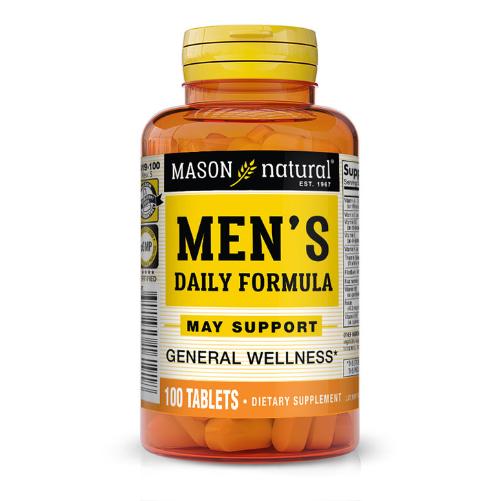 MASON NATURAL, Mens Daily Formula Equivalent to One a Day Mens Brand Tablets