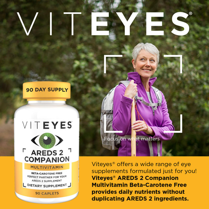 Viteyes Classic AREDS 2 Companion Beta-Carotene Free Multivitamin Supplement