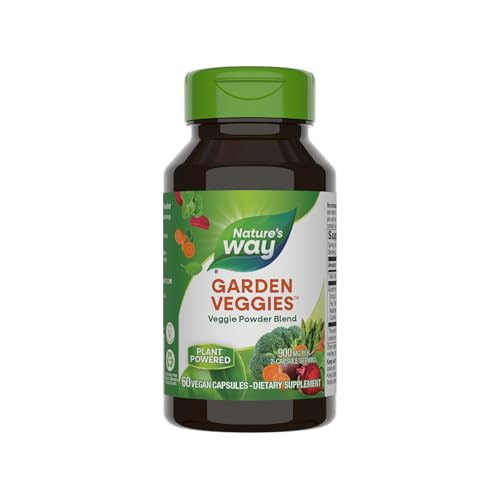 Nature's Way Garden Veggies, Veggie Powder Blend, 900 mg per 2-Capsule Serving