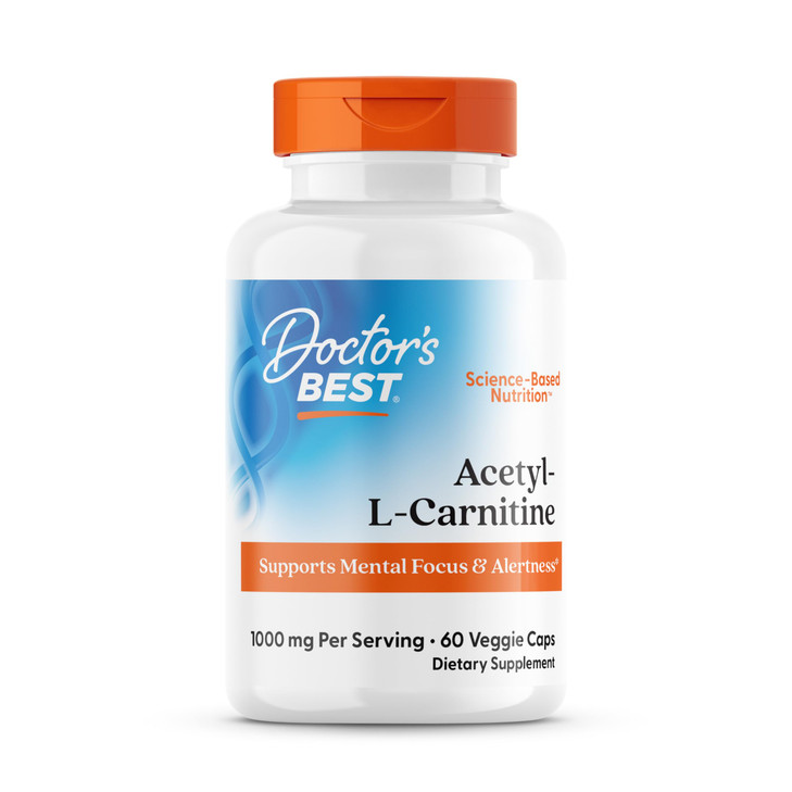 Doctors Best Acetyl-L-Carnitine, Supports Mental Focus & Alertness, Non-GMO