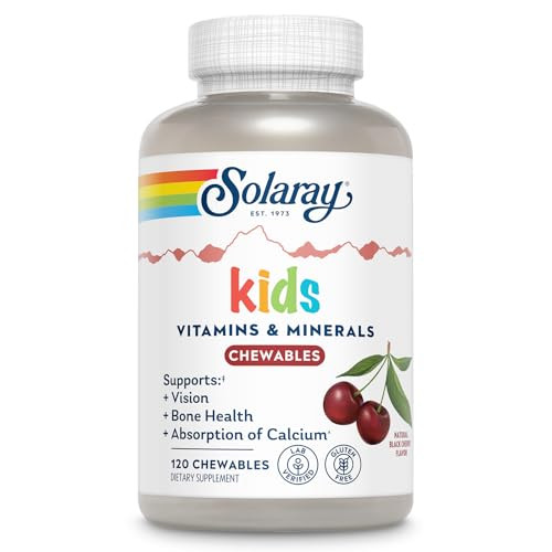 SOLARAY Kid's Vitamins & Minerals, Multivitamin for Kids