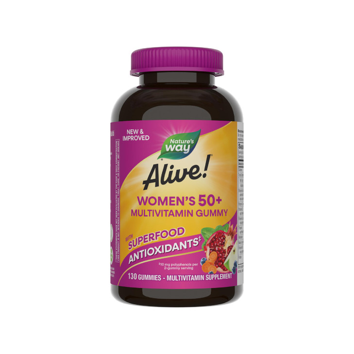 Nature's Way Alive! Women's 50+ Daily Gummy Multivitamins, Women's Supplements