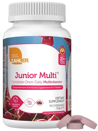 Zahler Kids Multivitamin Chewable Vitamin Tablet