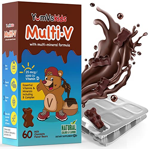 YUM-V'S - Kids Multivitamin Chewable Chocolate Bears