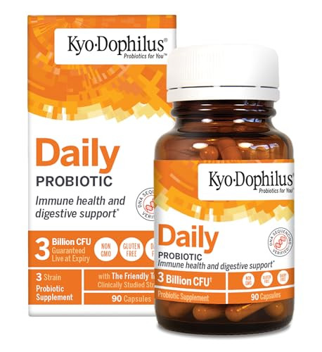 Kyolic Kyo-Dophilus Daily Probiotic, Immune Health & Digestive Support*, 90