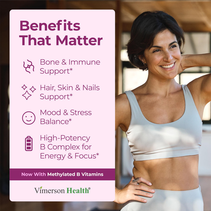 Methylated Multivitamin for Women w/Bioavailable Vitamins, Chelated Minerals