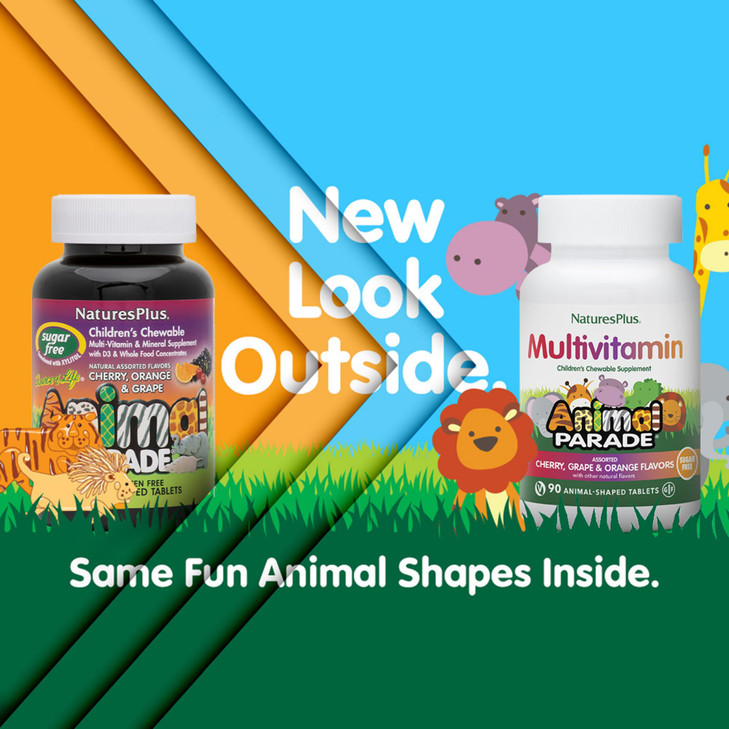 Natures Plus Animal Parade Sugar-Free Children's Multivitamin
