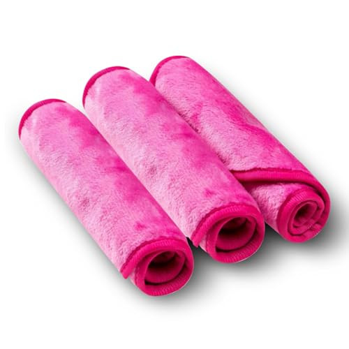 Makeup Remover Face Cleansing Cloth - Chemical-free Microfiber Reusable Facial Clean Towel, Remove Makeup Instantly with Only Water (1 Black)