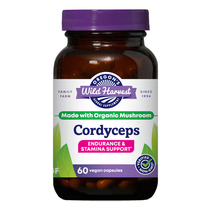 Oregon's Wild Harvest Cordyceps Organic Mushroom Herbal Supplement