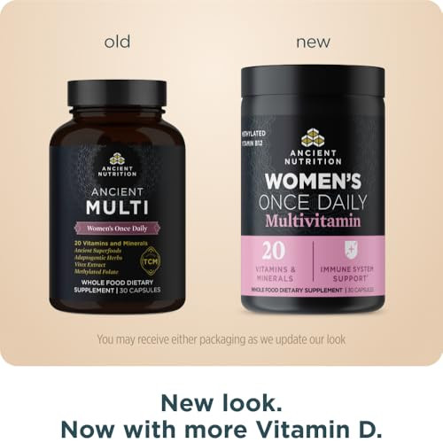 Ancient Nutrition Multivitamin for Women, Women's Once Daily Supplement