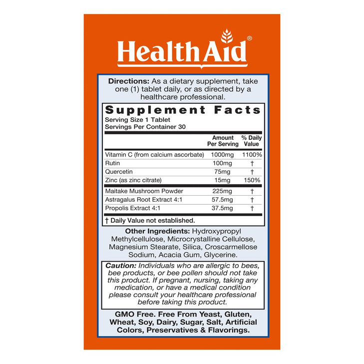 HealthAid Immuprotect Immune Defense Tablets - 30-Day Supply