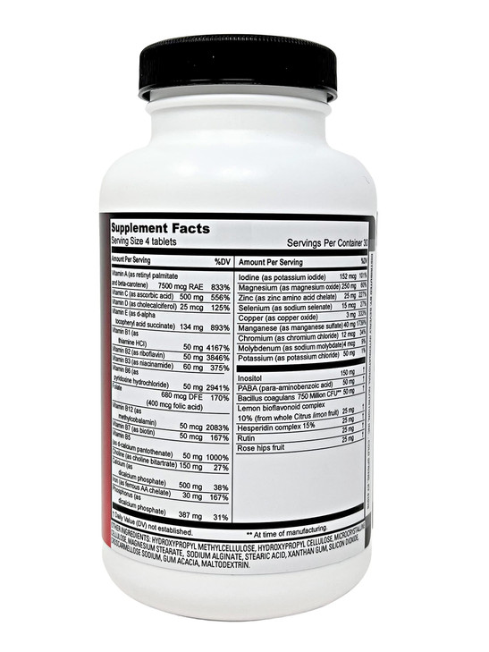 Beverly International Fit Tabs Daily Multi-Vitamin/Mineral with Iron