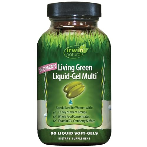 Irwin Naturals Women's Living Green Liquid-Gel Multi
