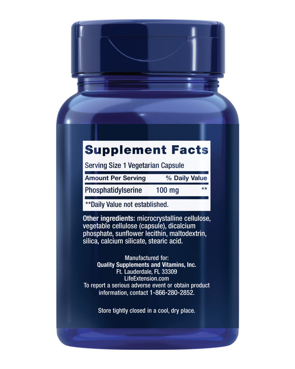 Life Extension PS Caps, phosphatidylserine, for Cognitive Performance