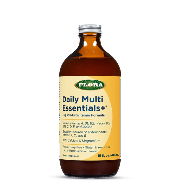 Flora - Daily Multi Essentials+, Liquid Multivitamin Formula,