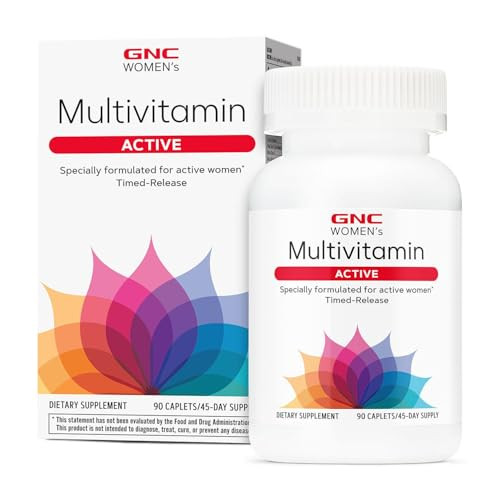 GNC Womens Active Multivitamin Caplets, Clinically Proven, Complete Nutrition