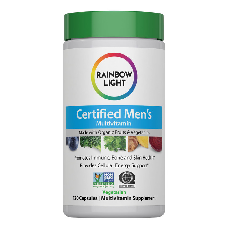 Rainbow Light Multivitamin for Men, Vitamin C, D & Zinc, Probiotics, Men's