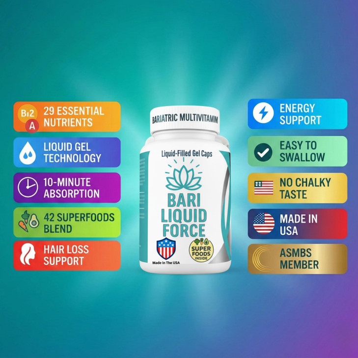 Post Bariatric Multivitamin - 3 Pack of Bariatric Liquid Force Multivitamin