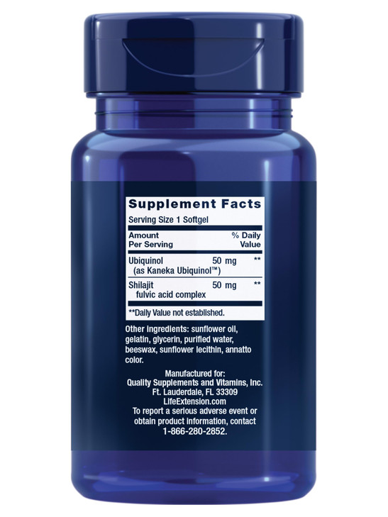 Life Extension Super Ubiquinol CoQ10 with Enhanced Mitochondrial Support, Heart