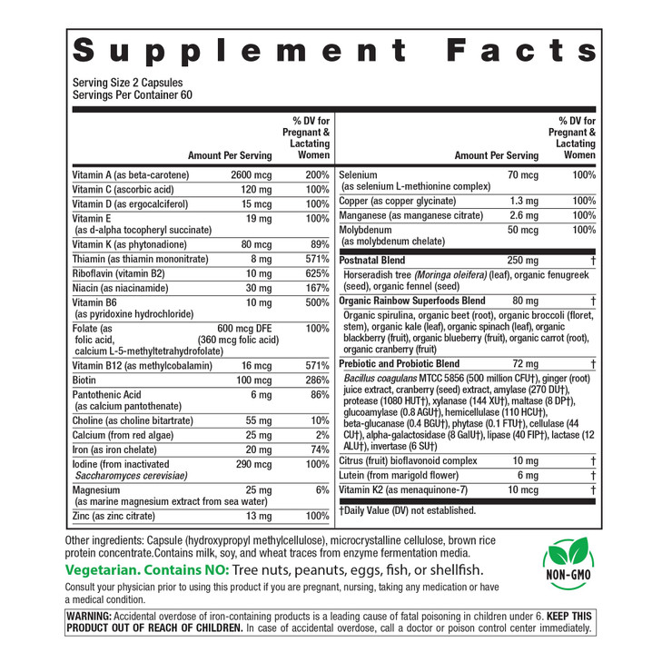 Rainbow Light Postnatal Multivitamin for Women
