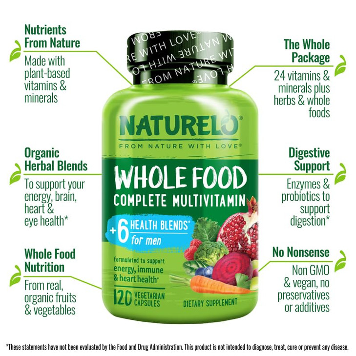 NATURELO Mens Multivitamins