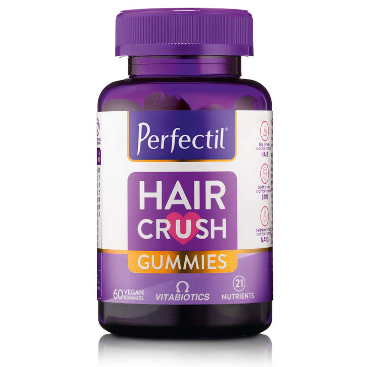 Perfectil Hair Crush Vitamin Gummies - Hair Growth and Thickening Formula
