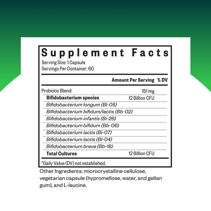 Seeking Health ProBiota Bifidobacterium, 60 Capsules, Probiotic Supplement