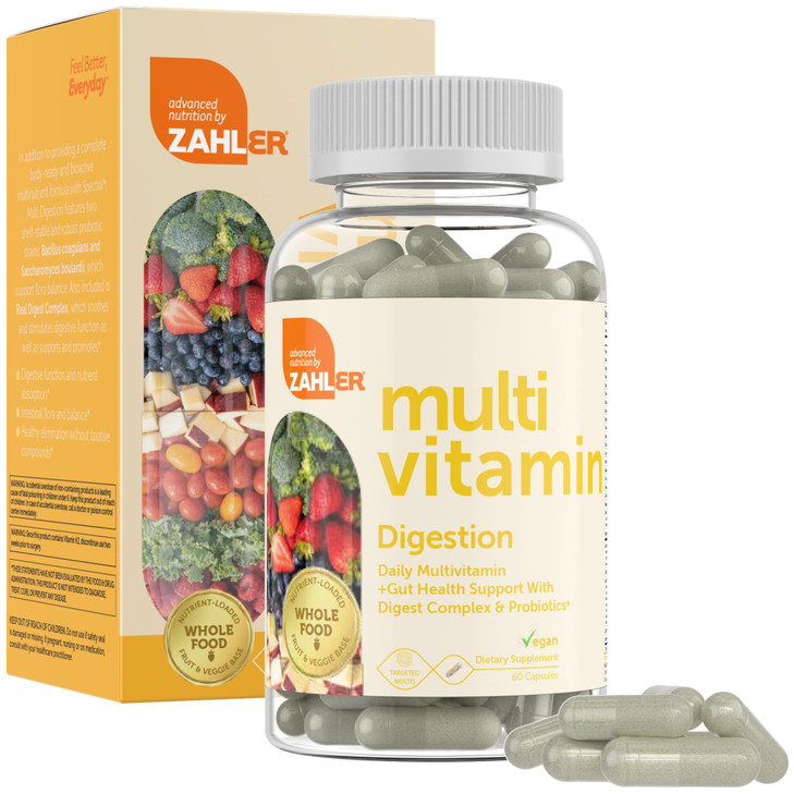 Zahler - Multivitamin with Probiotics for Digestive Health